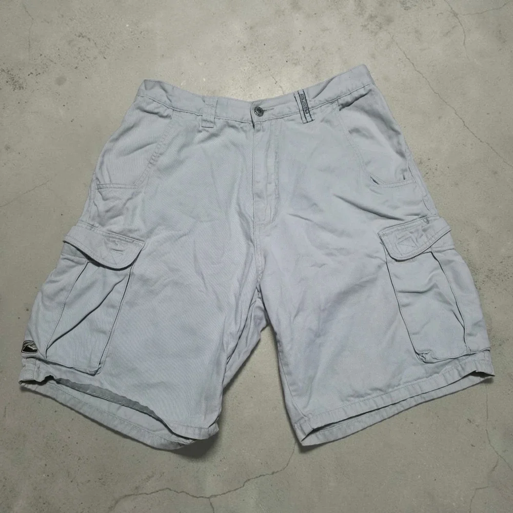 Y2K Rusty Cargo Khaki Shorts Mens Size 34 *Fits 32 Beige Skater